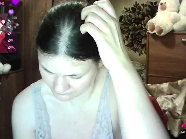 Flowerlily — Kisses, hugs, touch, tongue tease, caressing the breasts and clitoris