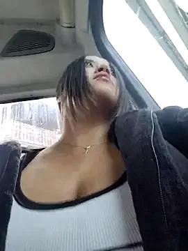 Cristal__04 — Sucking a dildo in public